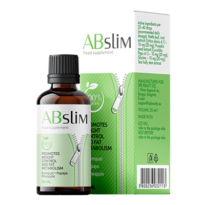 ABSlim picaturi - pareri, pret, farmacie, prospect, ingrediente